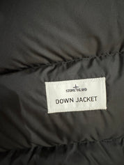 JUNIOR STONE ISLAND HOODED CARGO DOWN JACKET - ORANGE