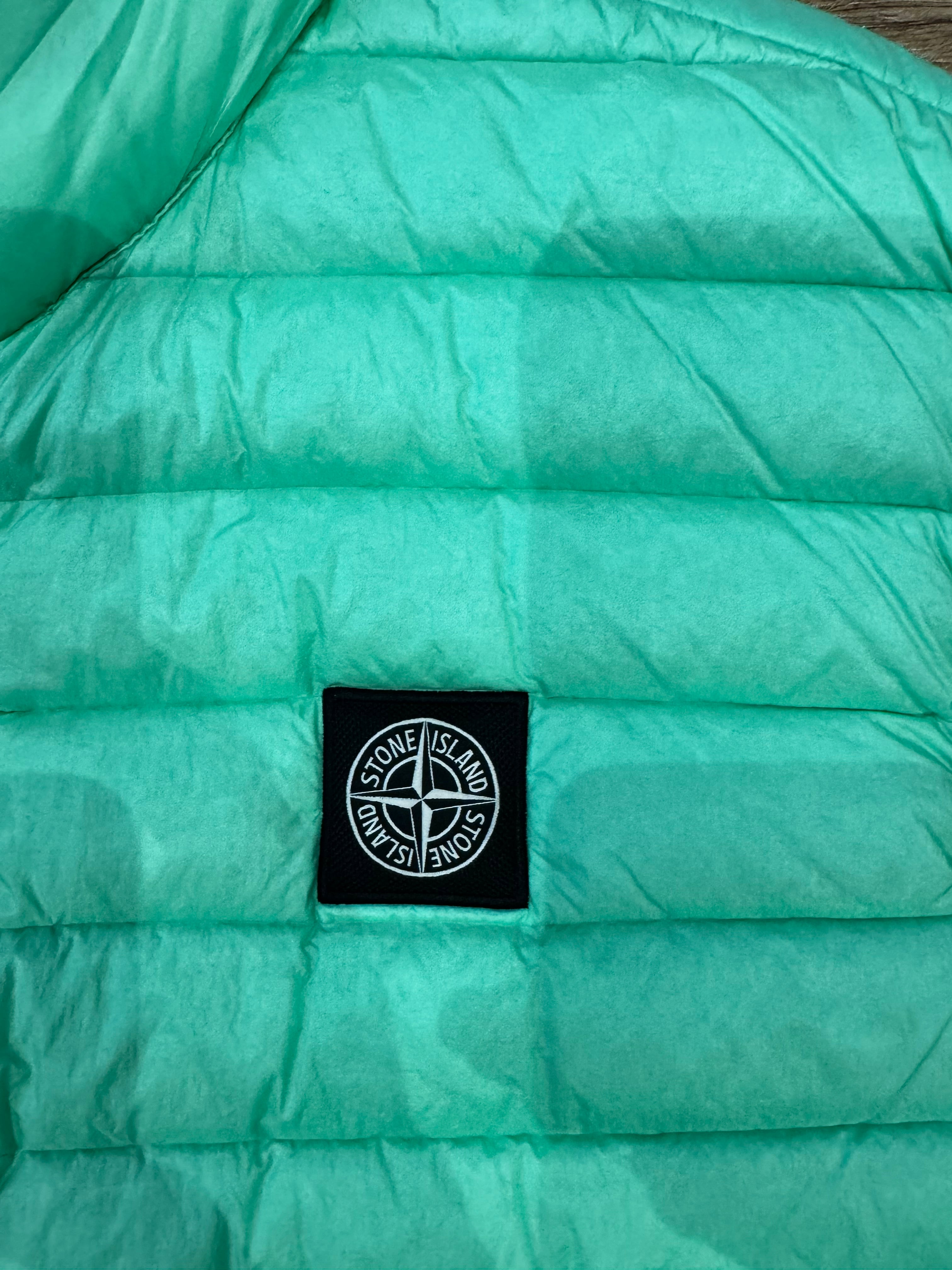 JUNIOR STONE ISLAND GILET - GREEN