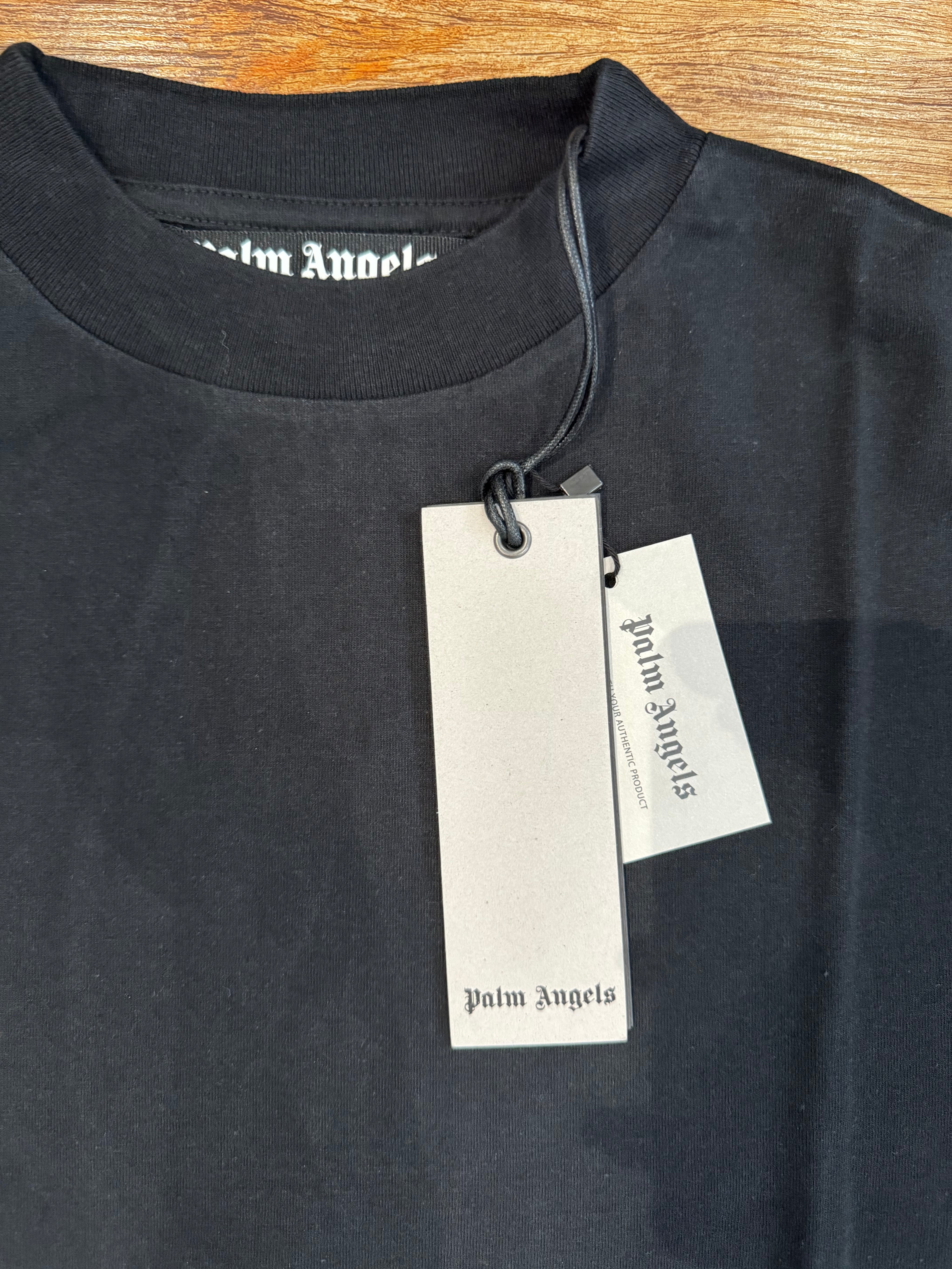 PALM ANGELS ‘BROKEN SHARK’ T-SHIRT - BLACK