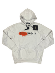 PALM ANGELS Hong Kong Sprayed Hoodie white
