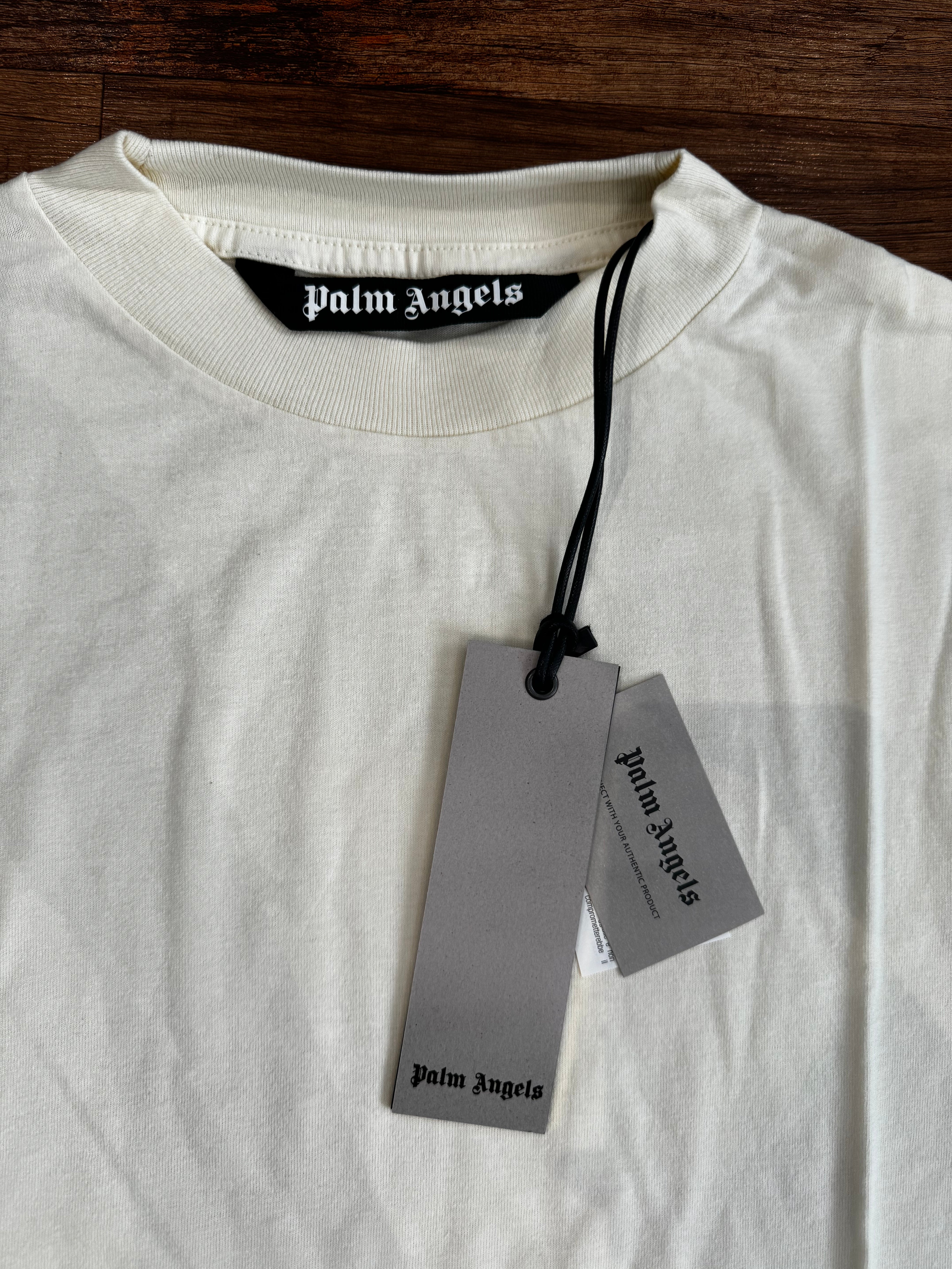 PALM ANGELS ‘BROKEN SHARK’ T-SHIRT - OFF WHITE