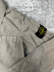 JUNIOR STONE ISLAND OVER-SHIRT - BEIGE
