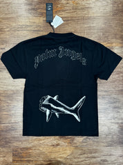 PALM ANGELS ‘BROKEN SHARK’ T-SHIRT - BLACK