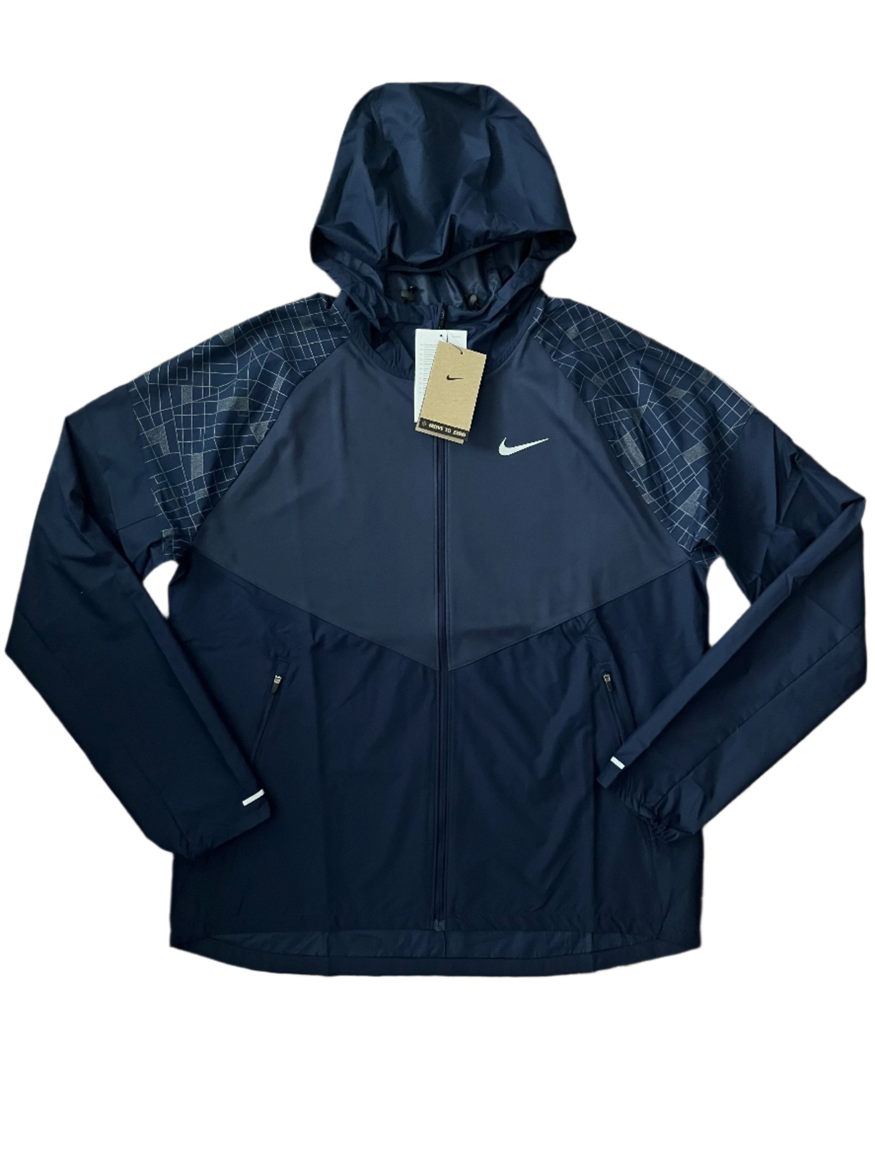 NIKE RUNNING DIVISION MILER JACKET MIDNIGHT NAVY