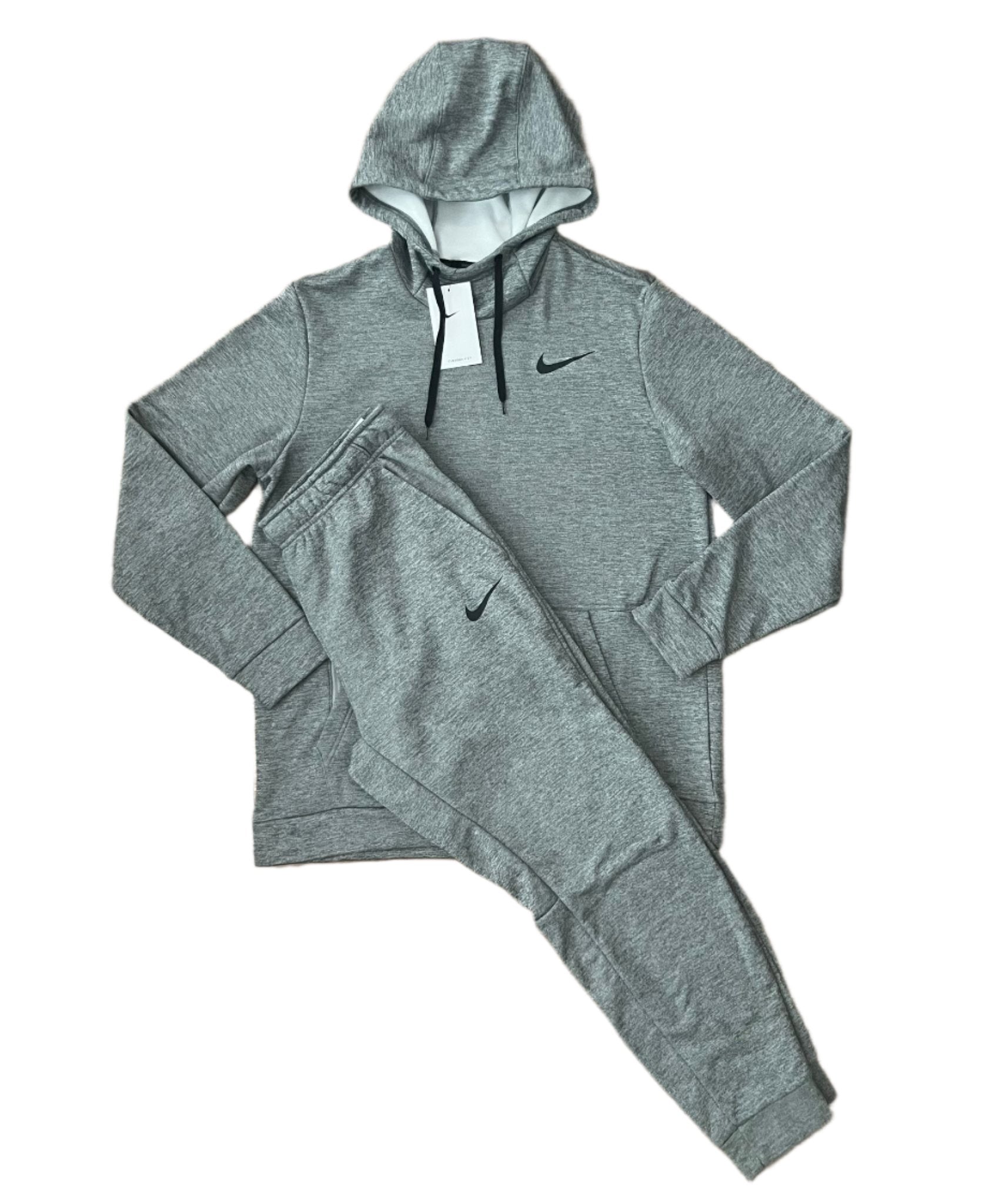 nike air grey and green tracksuit