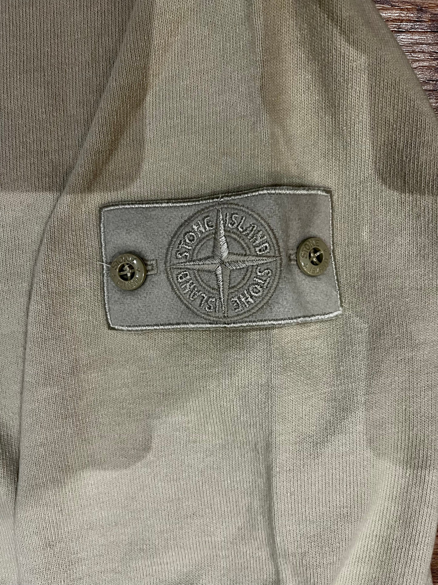 STONE ISLAND - GHOST POLO-COLLAR JUMPER - BEIGE