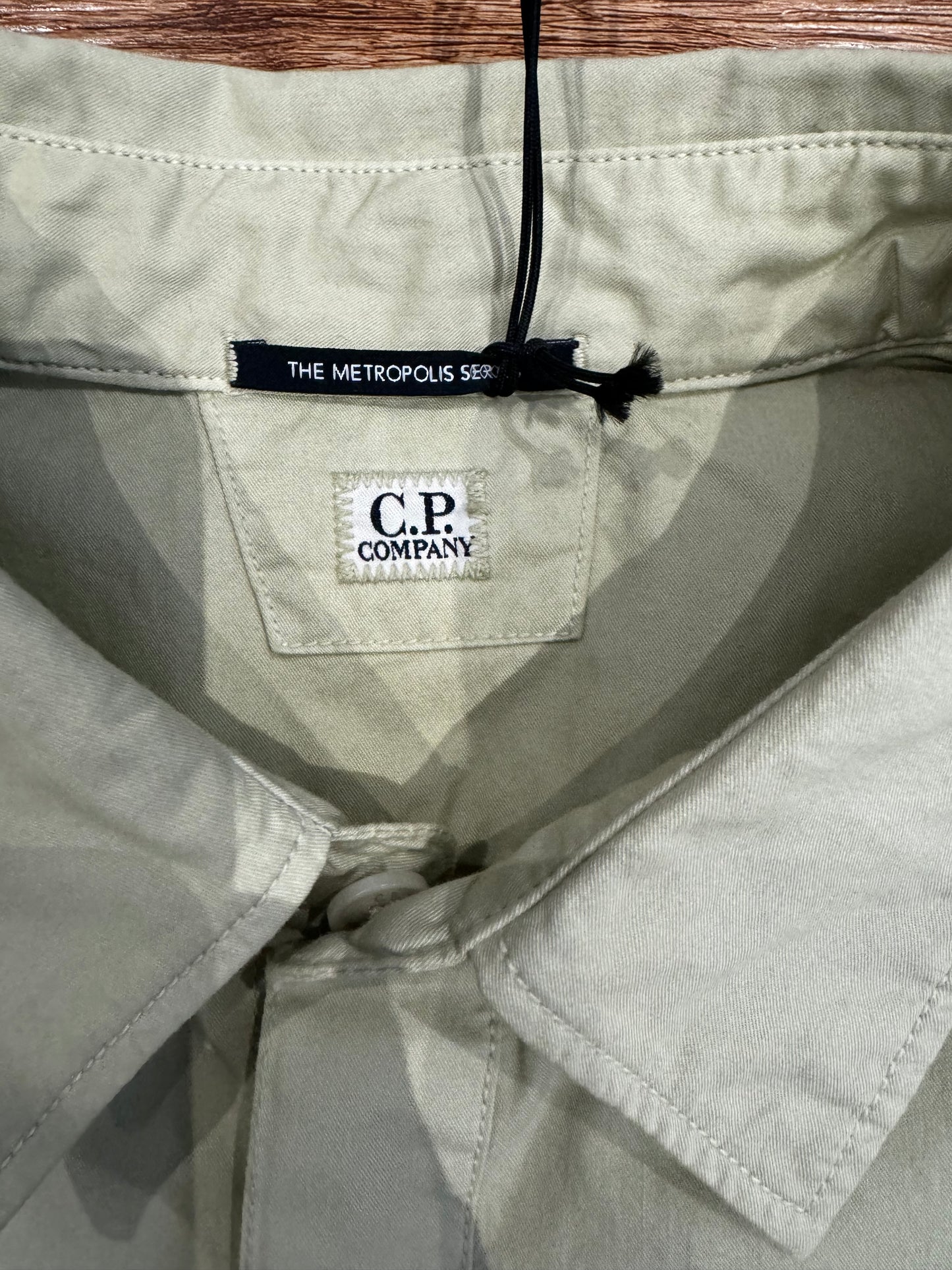 CP COMPANY METROPOLIS SHIRT - BEIGE