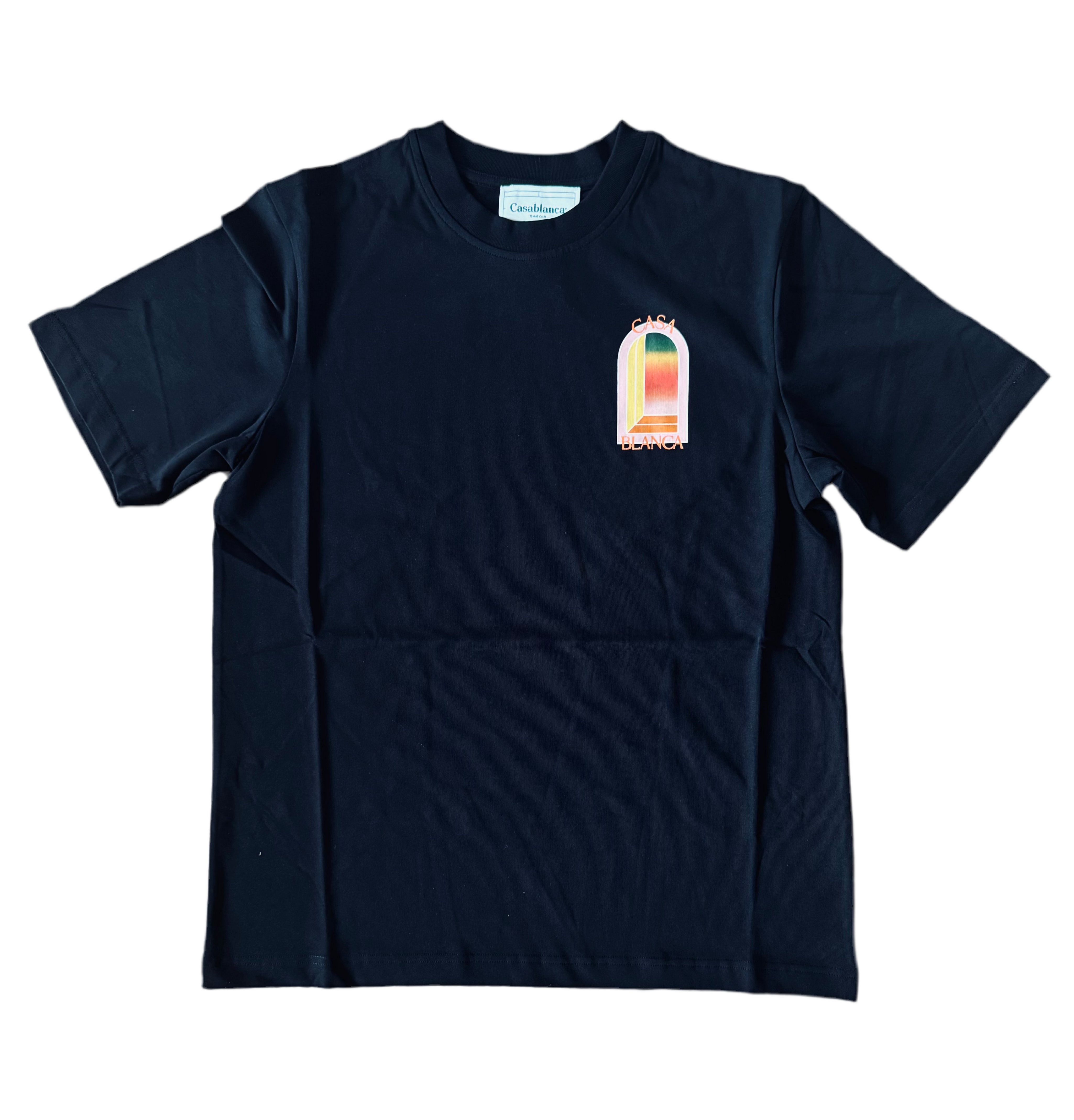 CASABLANCA ARCH GRADIENT SHORTS & T-SHIRT SET