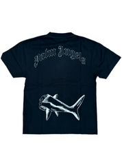 PALM ANGELS ‘BROKEN SHARK’ T-SHIRT - BLACK