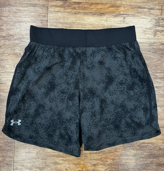 UNDER ARMOUR - SPEED POCKET SPLASH SHORTS - GREY/BLACK