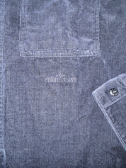 STONE ISLAND CORDUROY OVERSHIRT - NAVY
