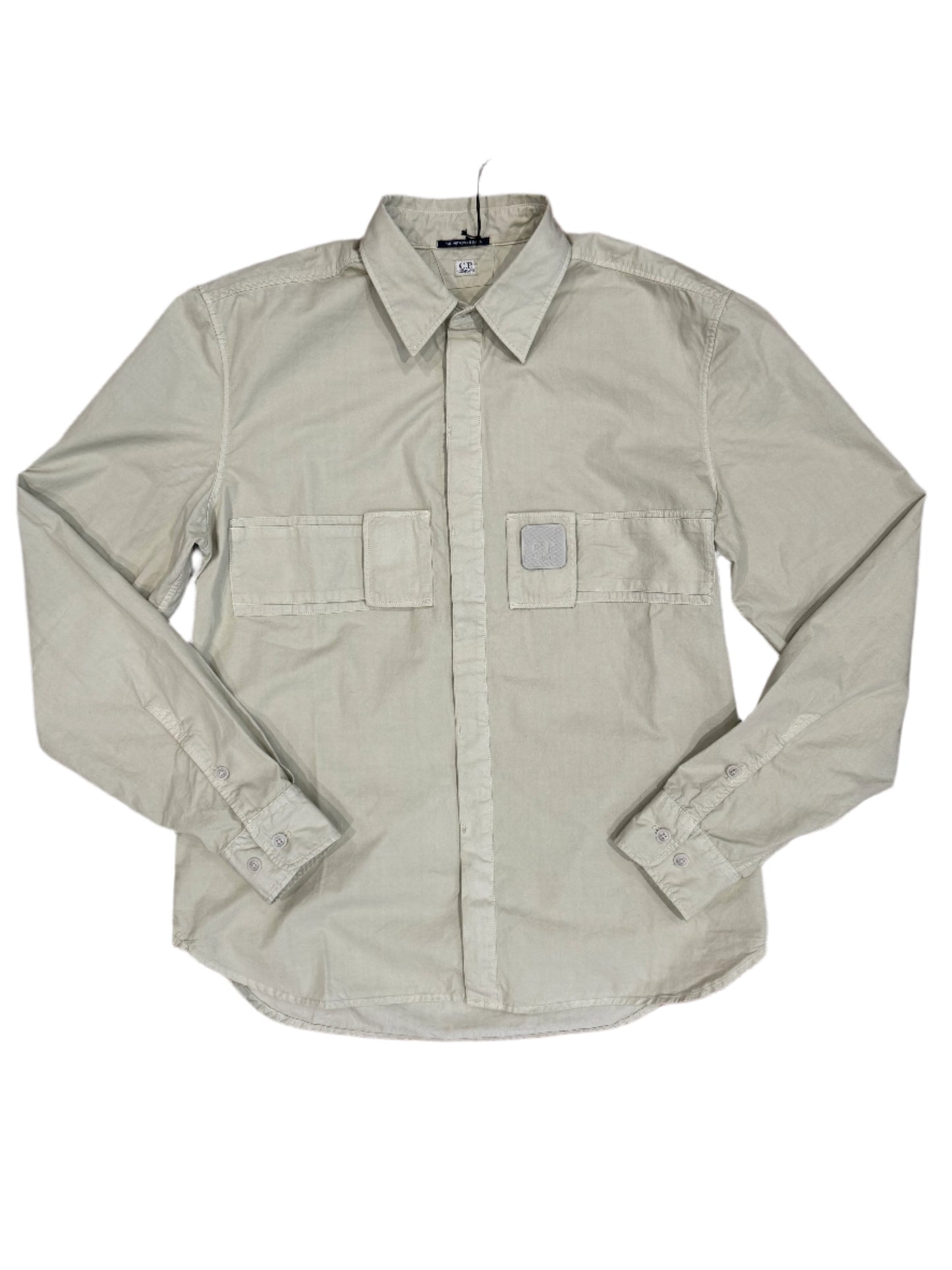 CP COMPANY METROPOLIS SHIRT - BEIGE