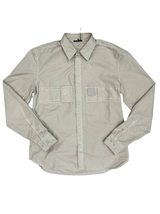 CP COMPANY METROPOLIS SHIRT - BEIGE