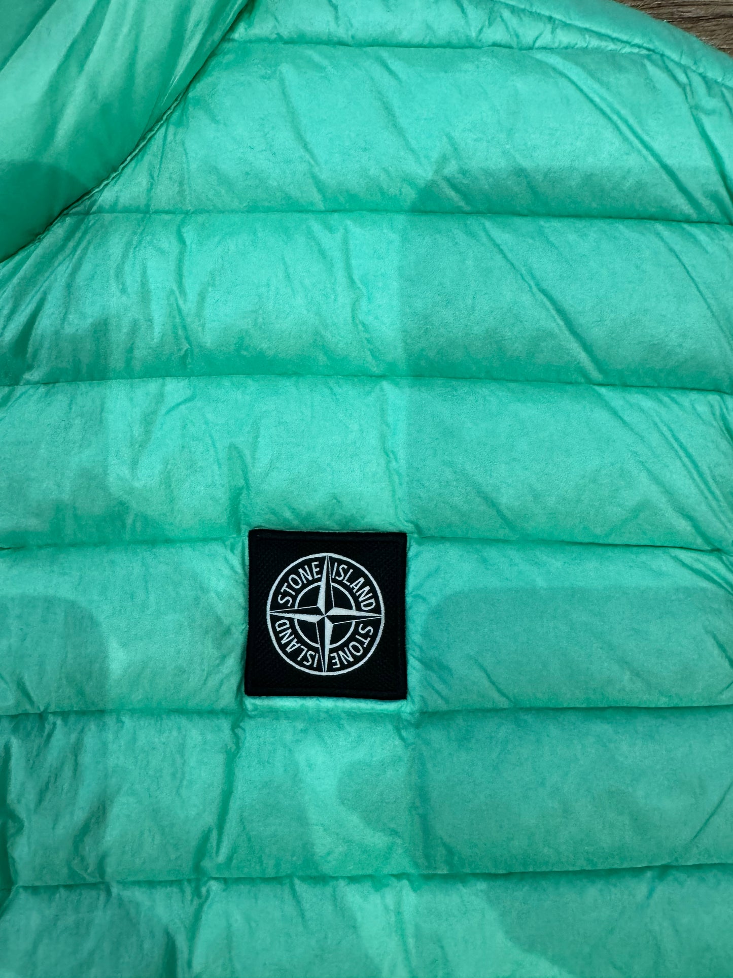 JUNIOR STONE ISLAND GILET - GREEN