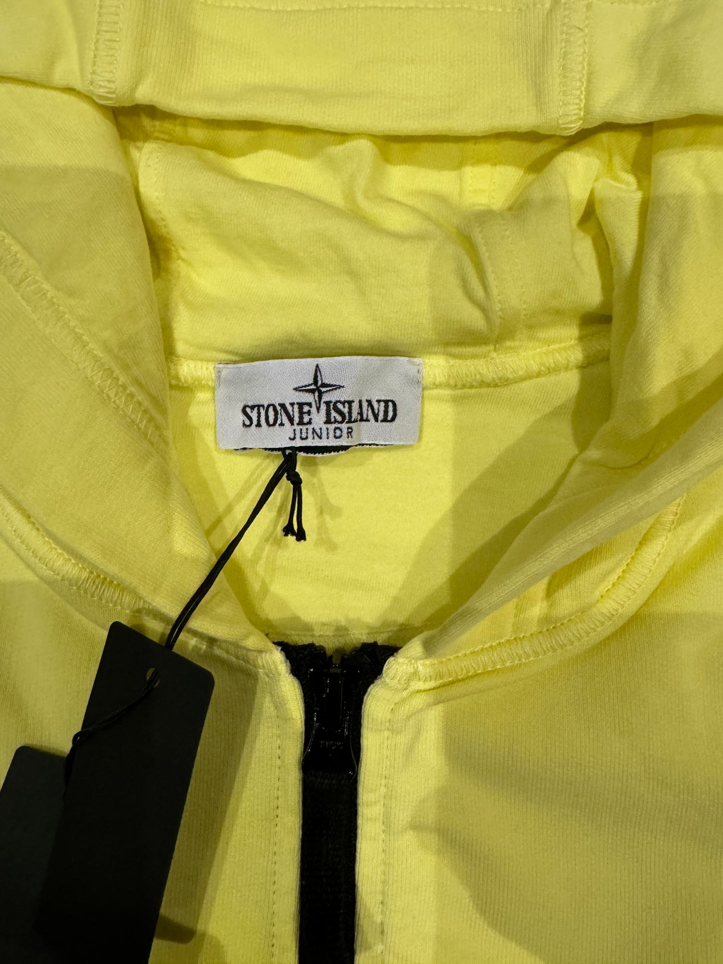 JUNIOR FULL ZIP SWEATSHIRT - YELLOW