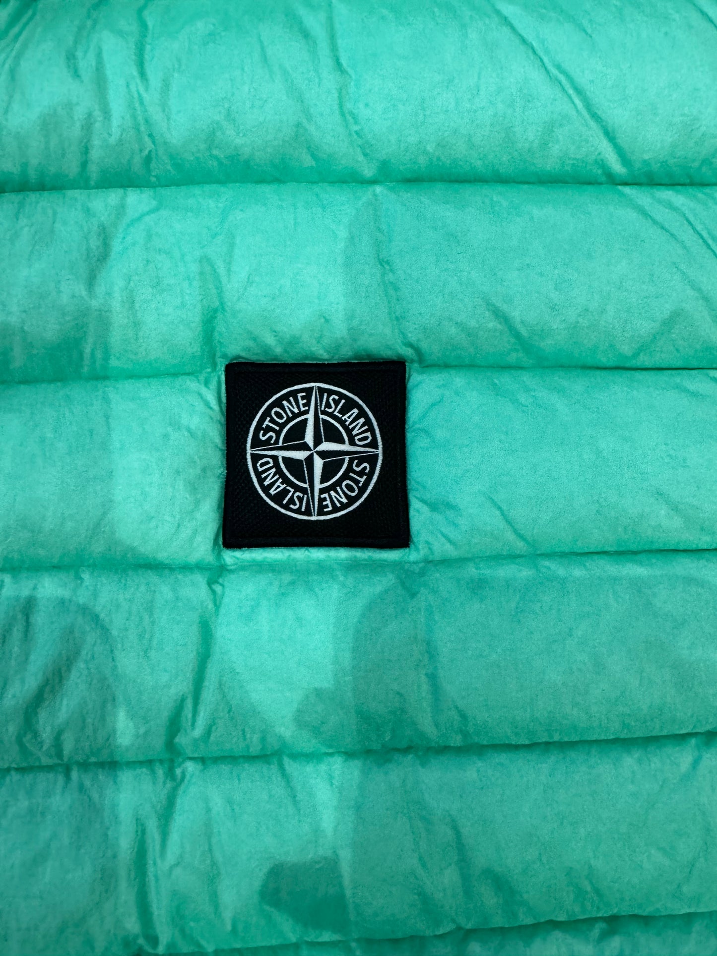 JUNIOR STONE ISLAND GILET - GREEN