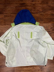 STONE ISLAND MARINA LOGO HOODED JACKET & SHORT SET - MINT