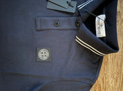 JUNIOR STONE ISLAND POLO SHIRT - NAVY