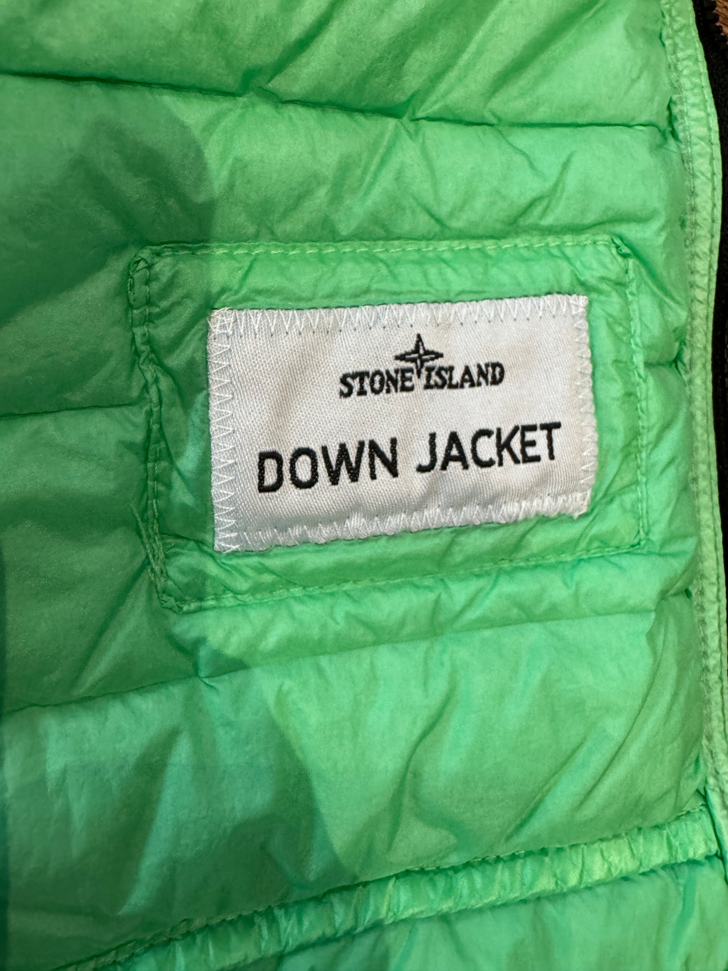 JUNIOR STONE ISLAND GILET - GREEN