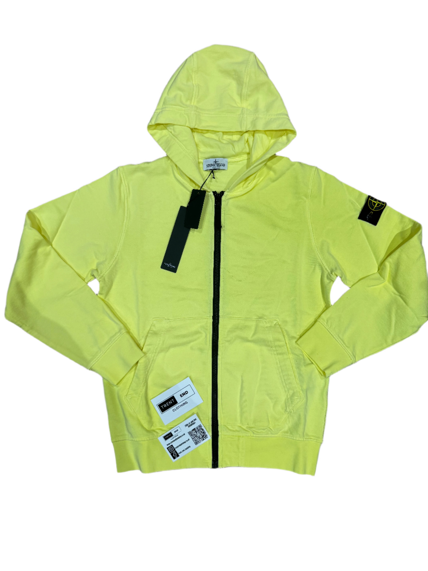 JUNIOR FULL ZIP SWEATSHIRT - YELLOW