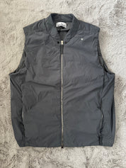 STONE ISLAND SKIN TOUCH STELLINA GREY POLARTEC GILET