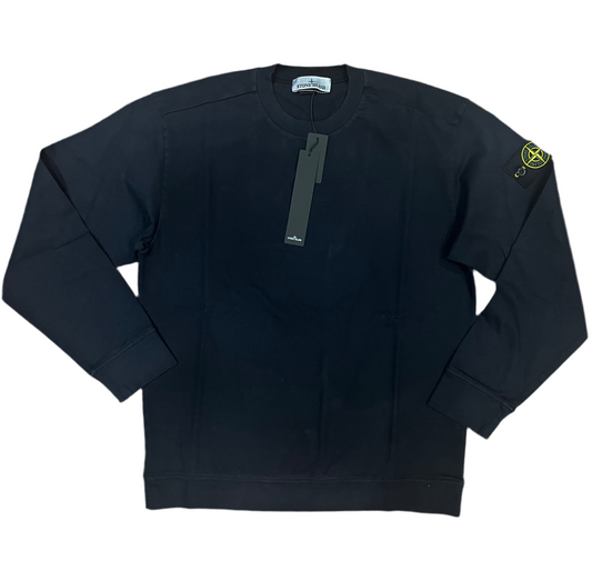 STONE ISLAND - CREWNECK SWEATSHIRT - NAVY