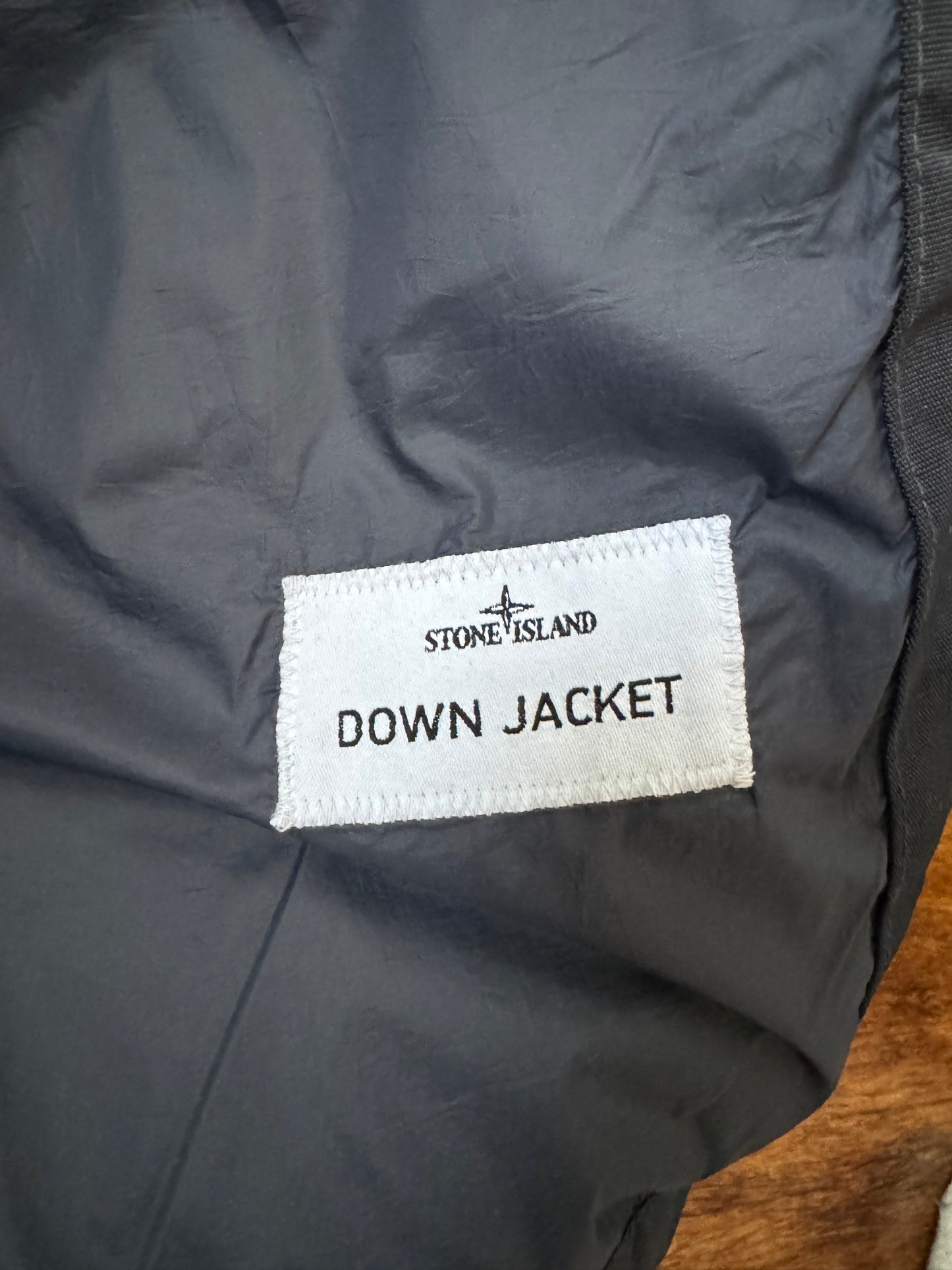 JUNIOR STONE ISLAND DOWN JACKET - NAVY