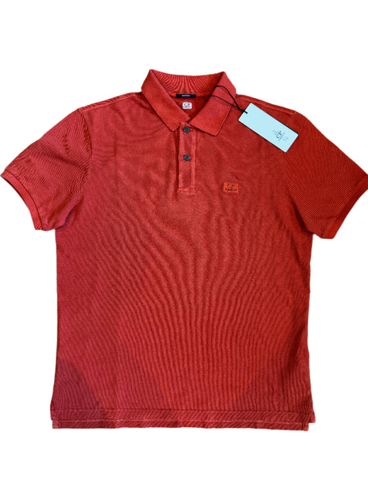 CP COMPANY POLO-SHIRT- PUMKIN