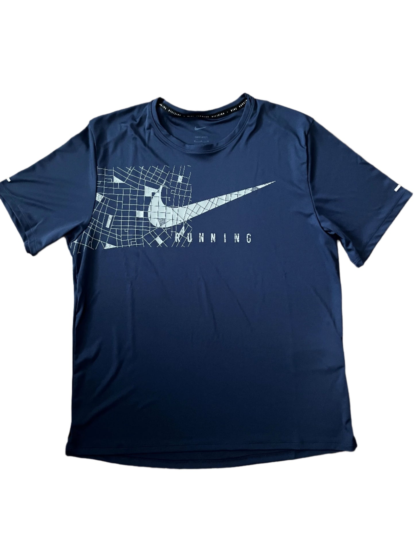 NIKE - DRI-FIT UV MILER RUNNING DIVISION T-SHIRT - MIDNIGHT NAVY No