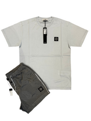 STONE ISLAND LOGO PATCH T-shirt - SKY BLUE