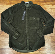 STONE ISLAND CORDUROY OVERSHIRT - KHAKI