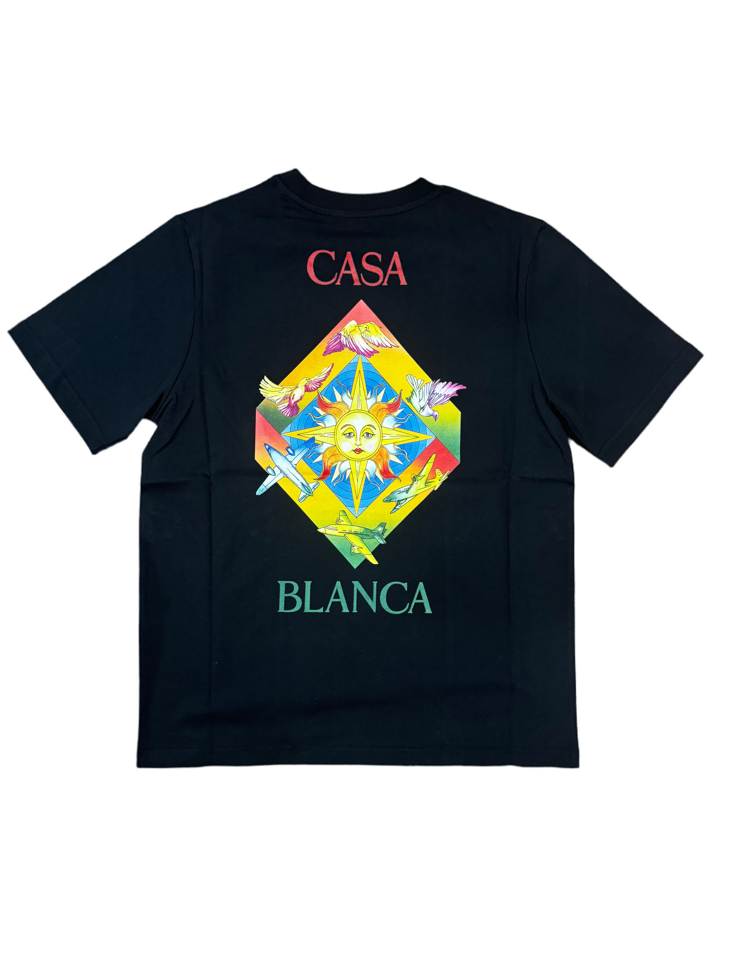 CASABLANCA Les Elements T-Shirt - BLACK