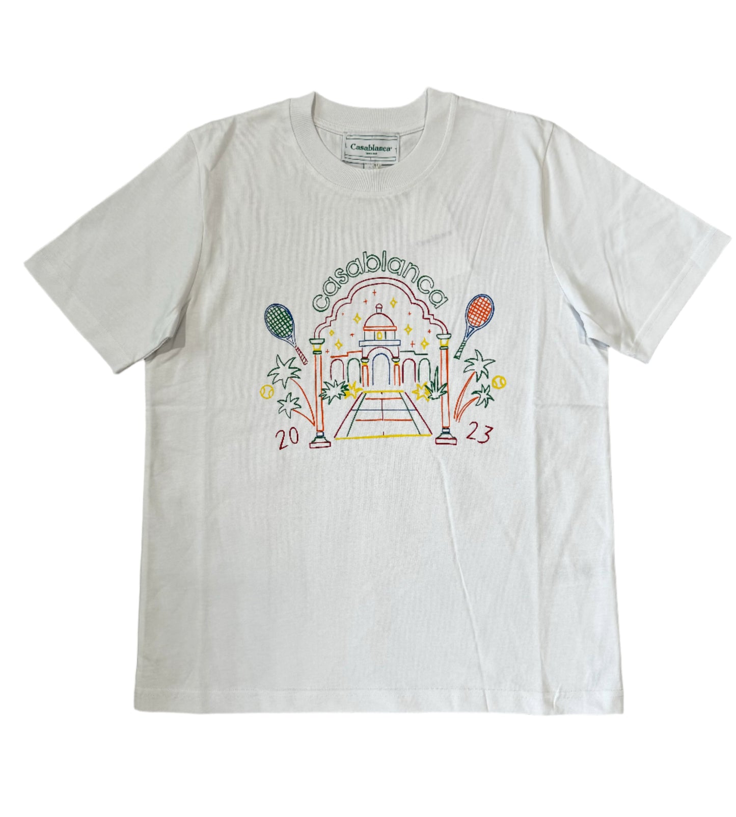 CASABLANCA RAINBOW CRAYON TEMPLE - WHITE