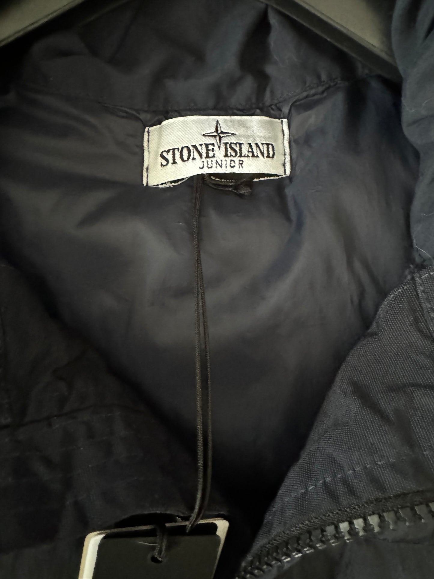 JUNIOR STONE ISLAND DOWN JACKET - NAVY