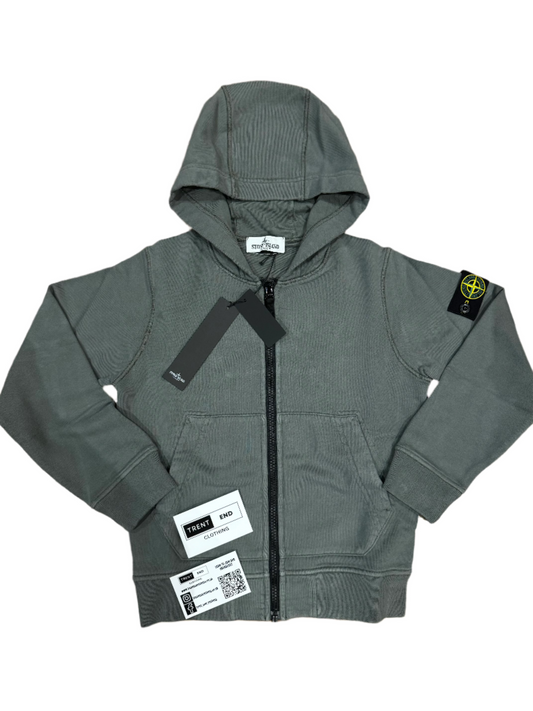 JUNIOR FULL ZIP SWEATSHIRT - LEAD GREY