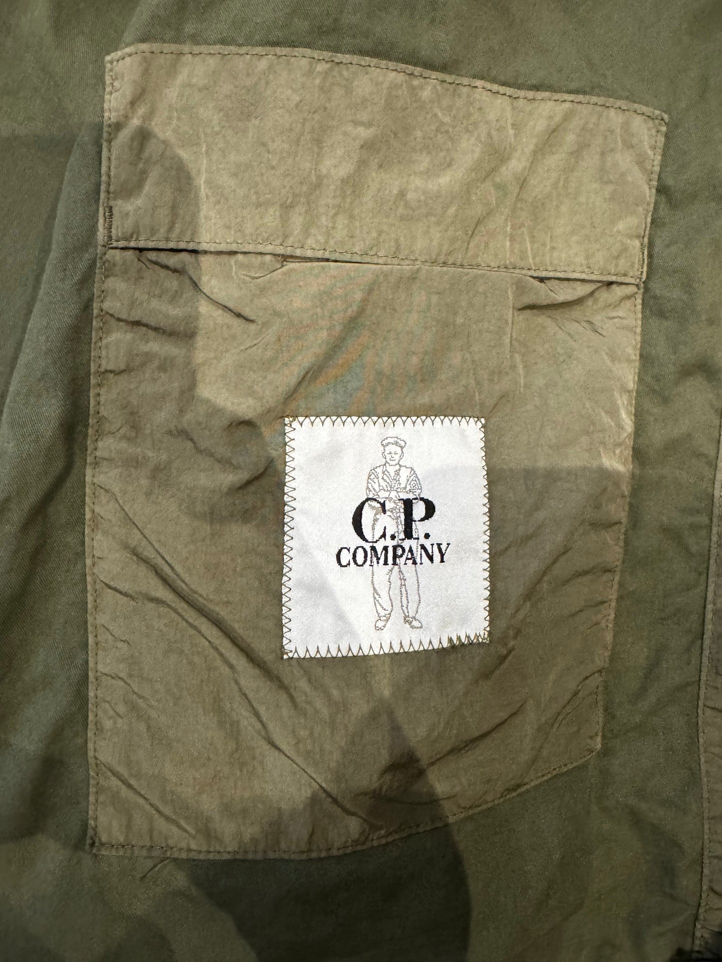 PRE-LOVED CP COMPANY OVERSHIRT - KHAKI