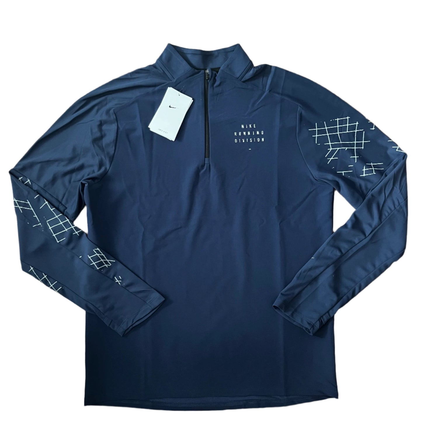 NIKE - DRI-FIT RUNNING DIVISION 1/2 ZIP TOP - MIDNIGHT NAVY