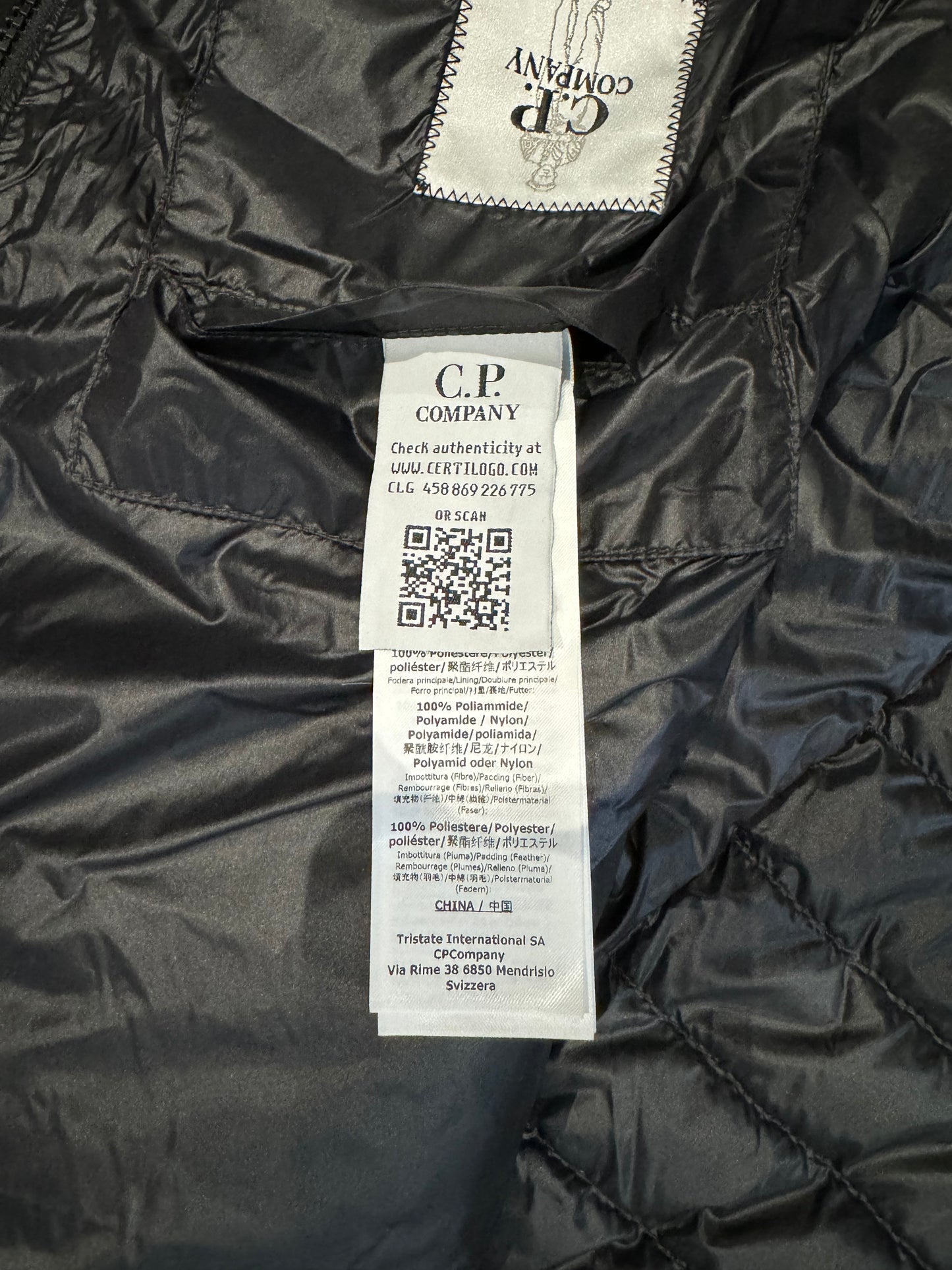 PRE-LOVED CP COMPANY JACKET - BLACK