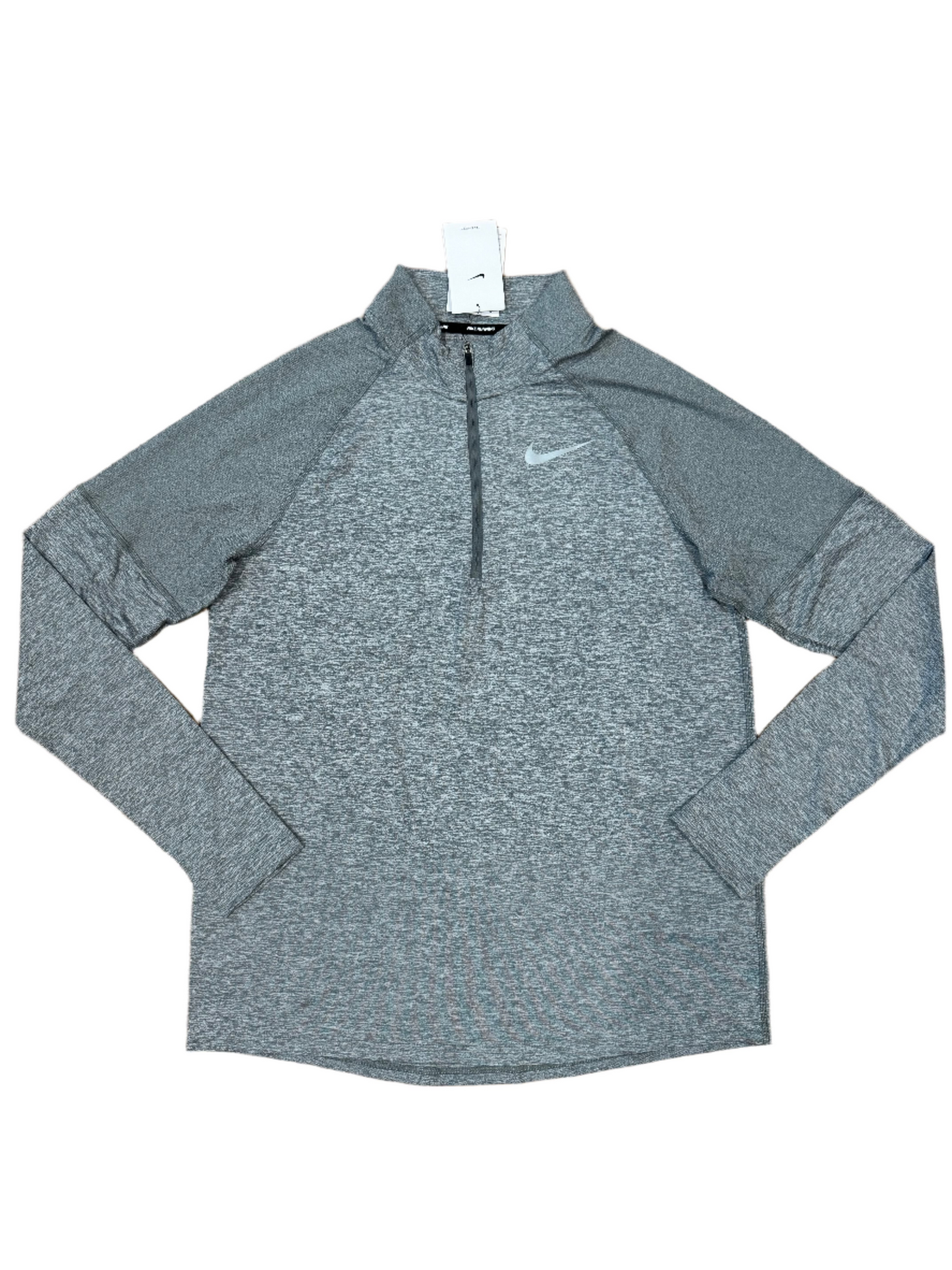 NIKE ELEMENT 1/4 ZIP TOP - GREY