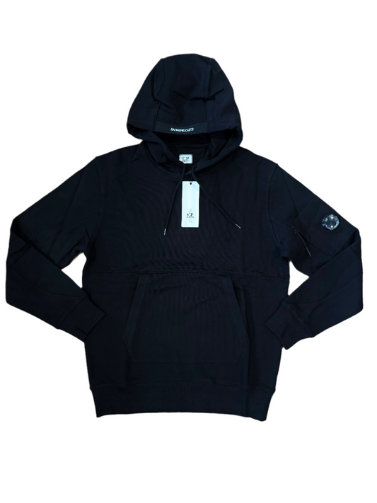 CP COMPANY HOODIE - BLACK