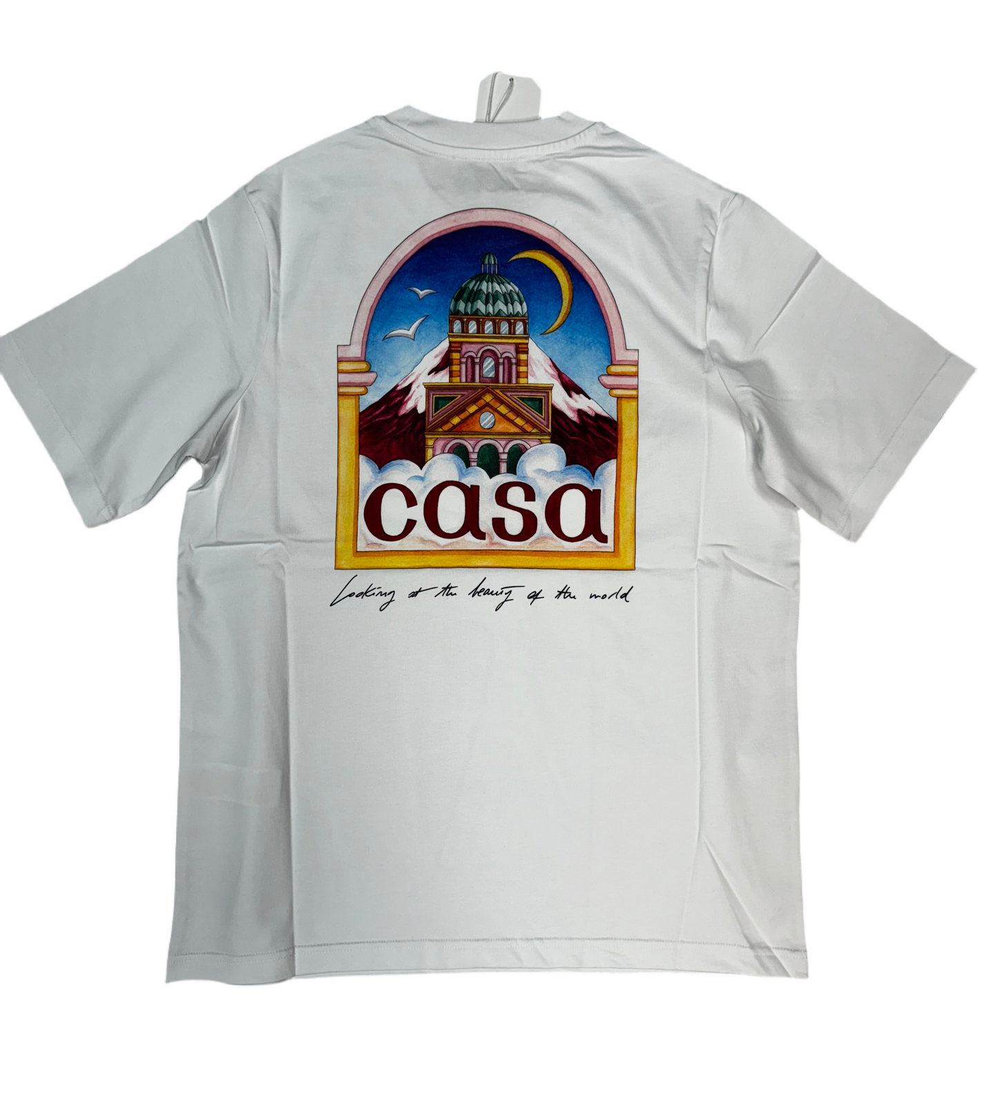 CASABLANCA VUE DE L’ARCHE T-SHIRT - WHITE