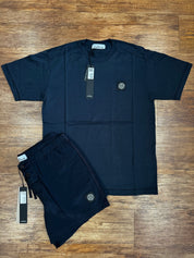 STONE ISLAND LOGO PATCH T-shirt - NAVY