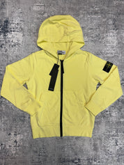JUNIOR FULL ZIP SWEATSHIRT - YELLOW