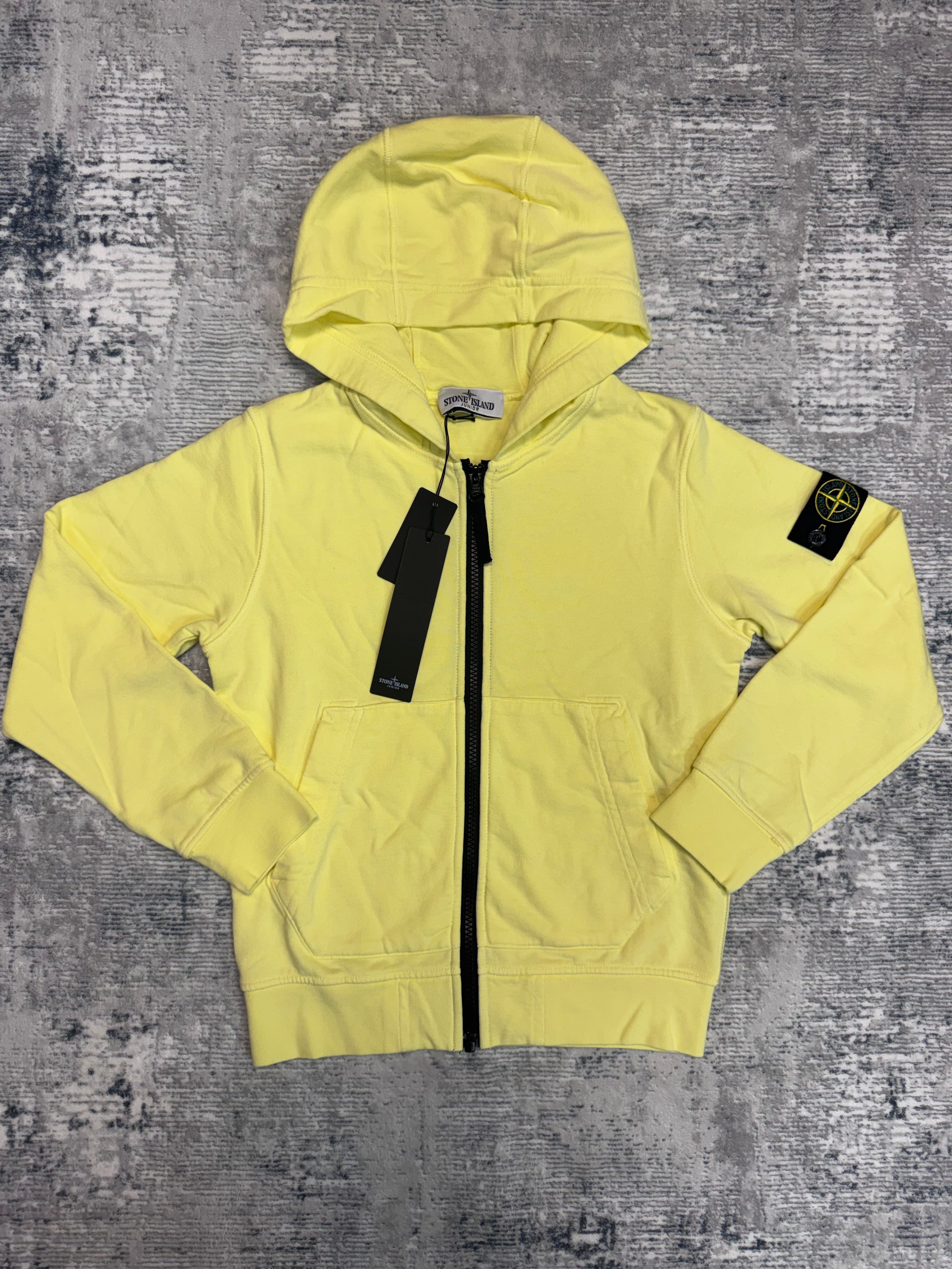 JUNIOR FULL ZIP SWEATSHIRT - YELLOW