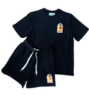 CASABLANCA ARCH GRADIENT SHORTS & T-SHIRT SET