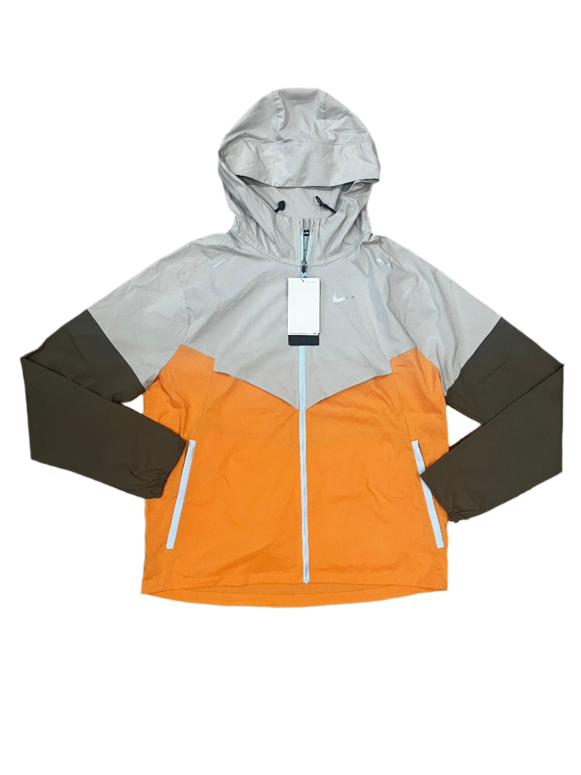 NIKE PANEL WINDRUNNER JACKET ORANGE BEIGE Trent End Clothing