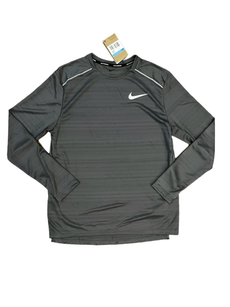 NIKE - MILER 1.0 LONG SLEEVE - GREY